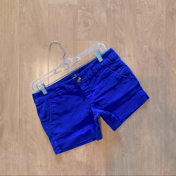 American Eagle Outfitters Pants - American Eagle Blue Midi Shorts